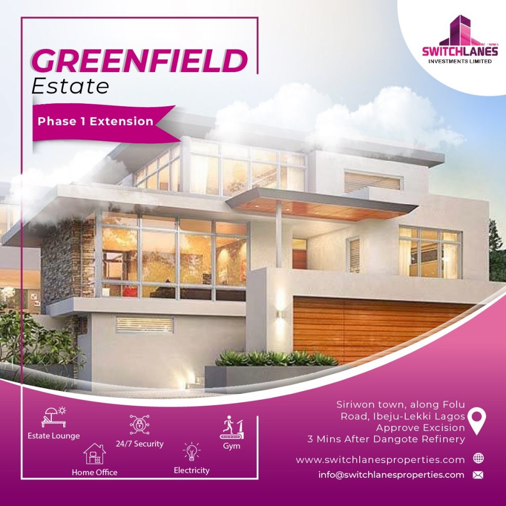 Greenfield Estate- Switchlanes Investment