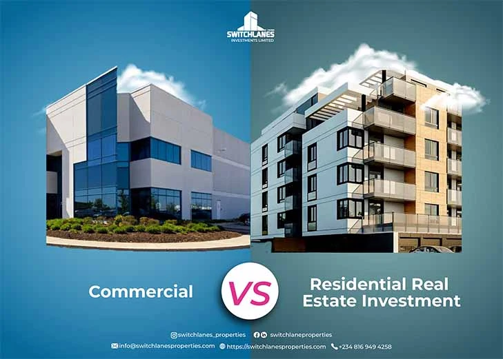Read more about the article Commercial vs Residential Real Estate Investment